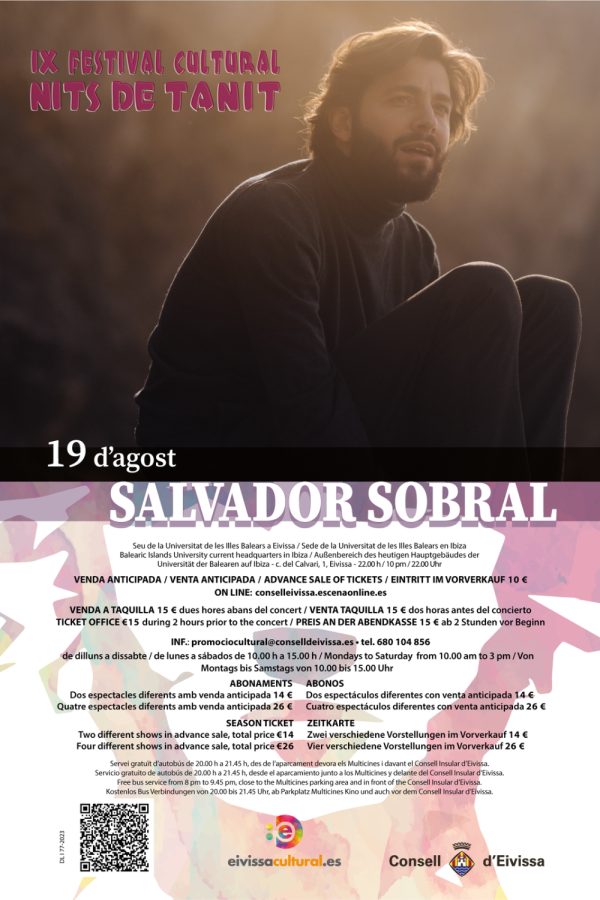 IX Festival Cultural Nits de Tanit 2023: Salvador Sobral